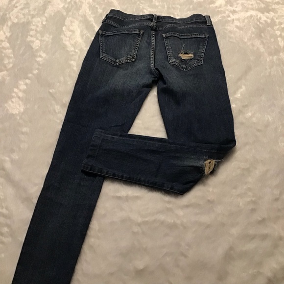 Agolde Sophie High Rise Skinny Distressed Jeans.  Size 24 - Picture 5 of 12